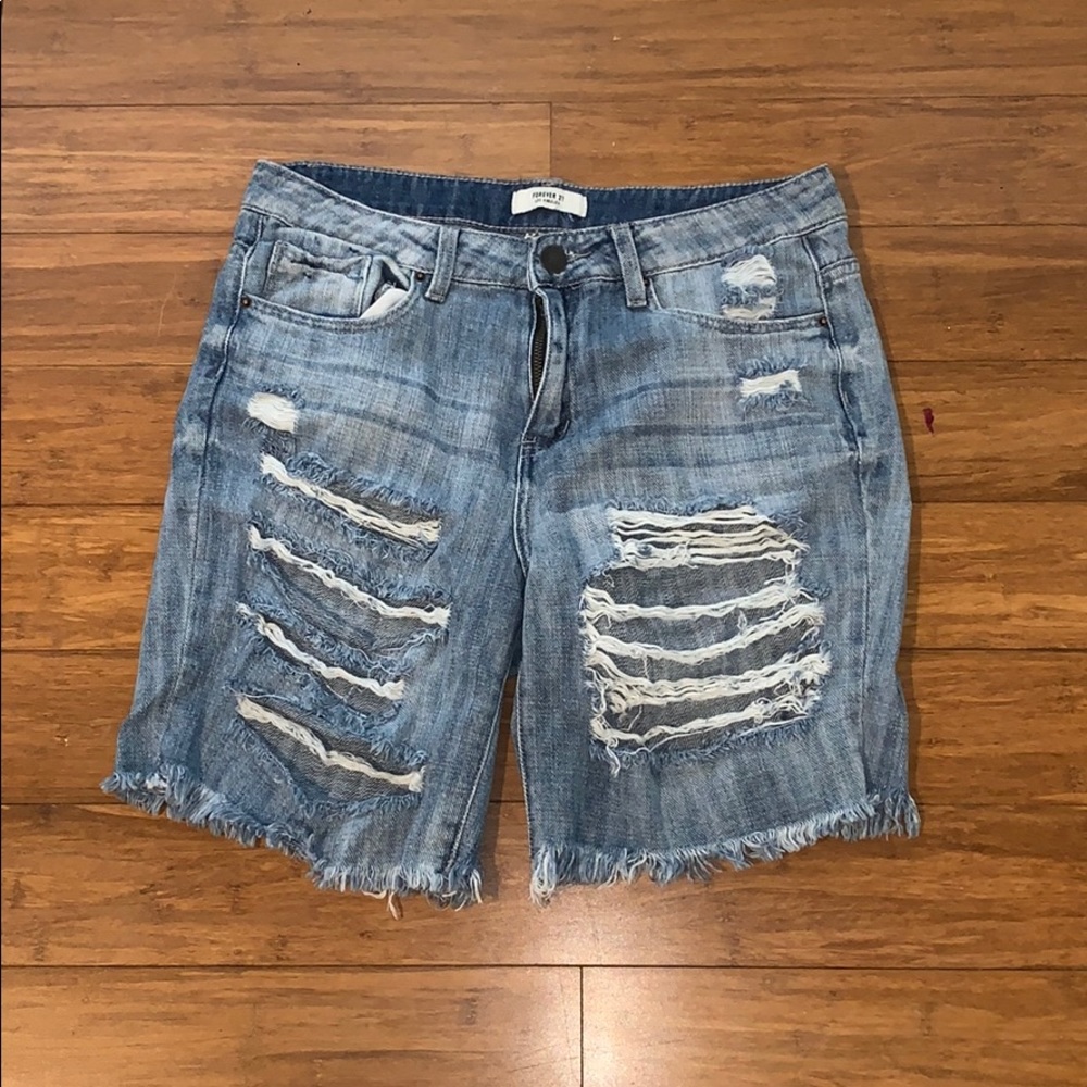 Denim short jeans